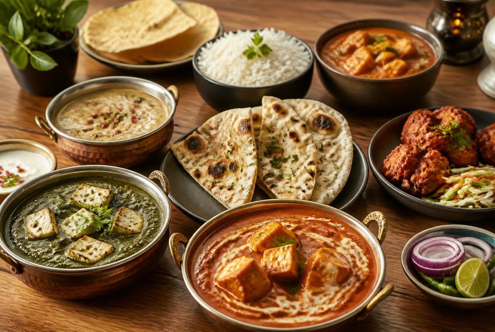 Multicuisine dishes served at Hotel Royal Inn Regency