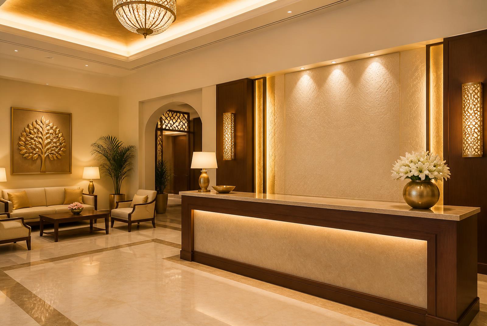 Warm interiors at Hotel Royal Inn Regency