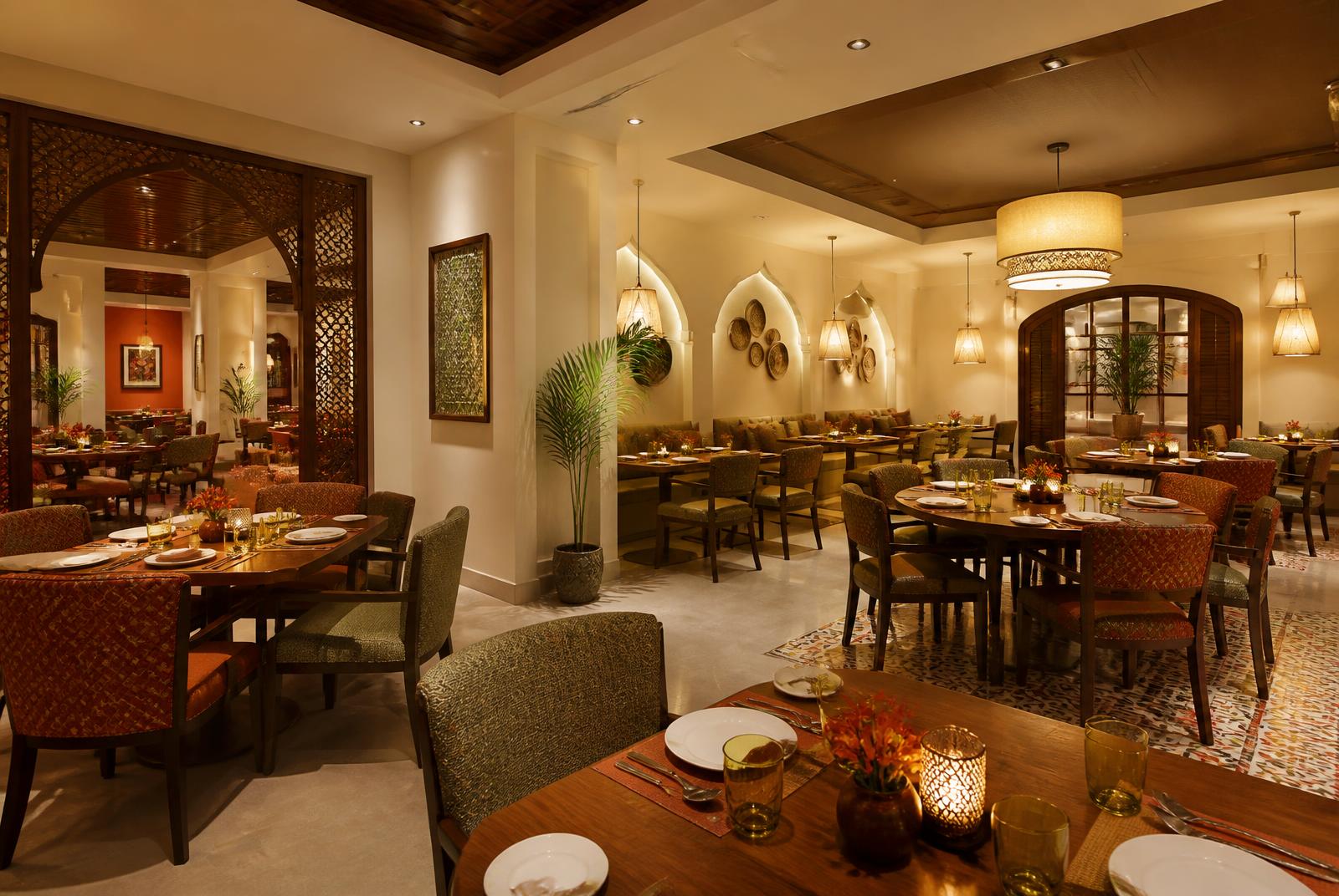 Dining room of the multicuisine restaurant at Hotel Royal Inn Regency