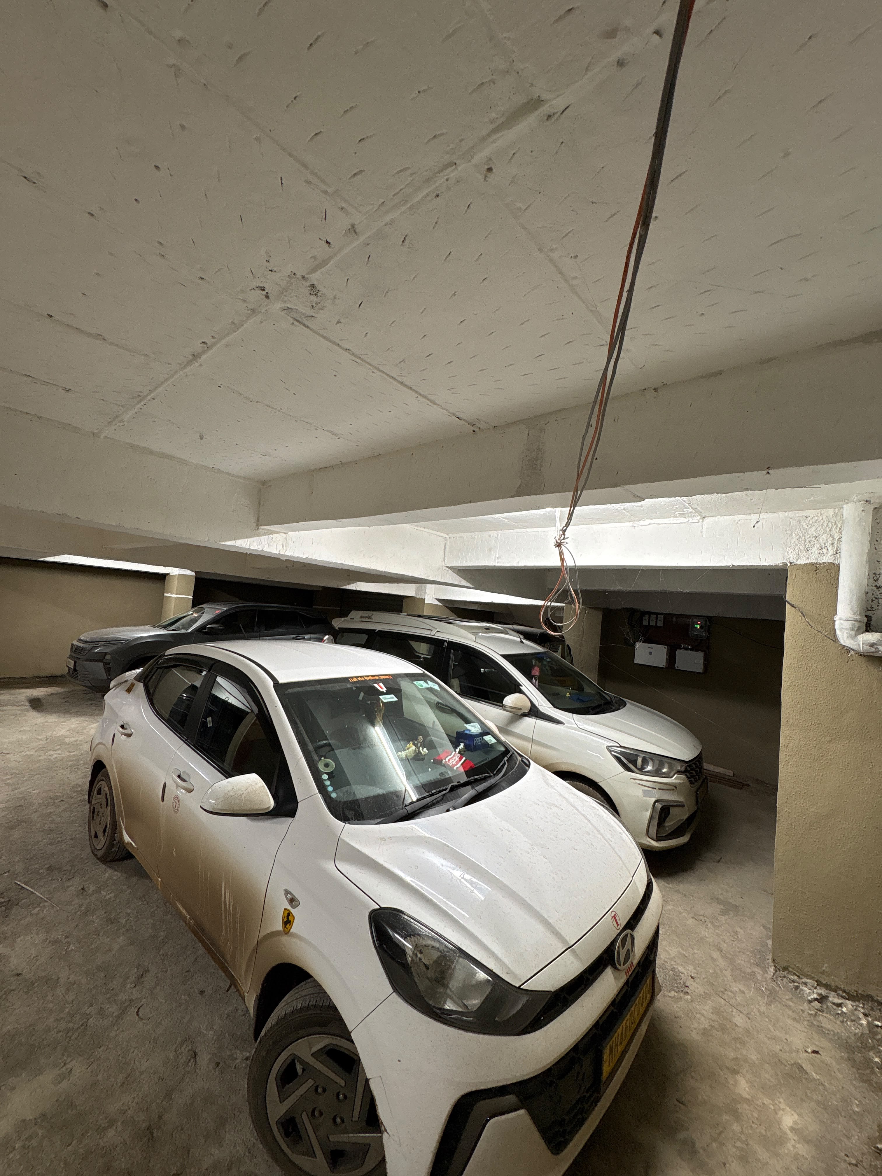 Covered guest parking