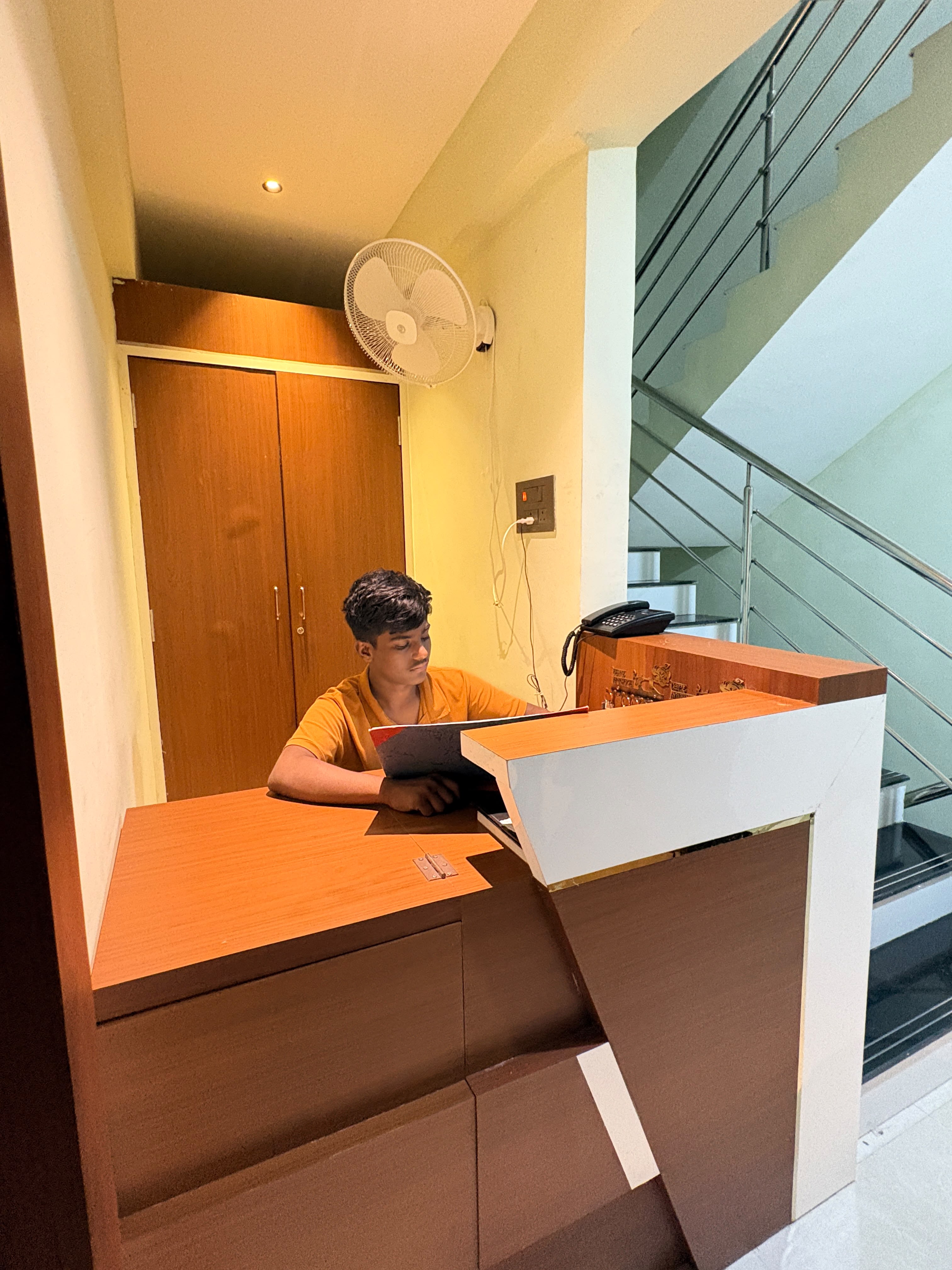Reception area at Hotel Royal Inn Regency